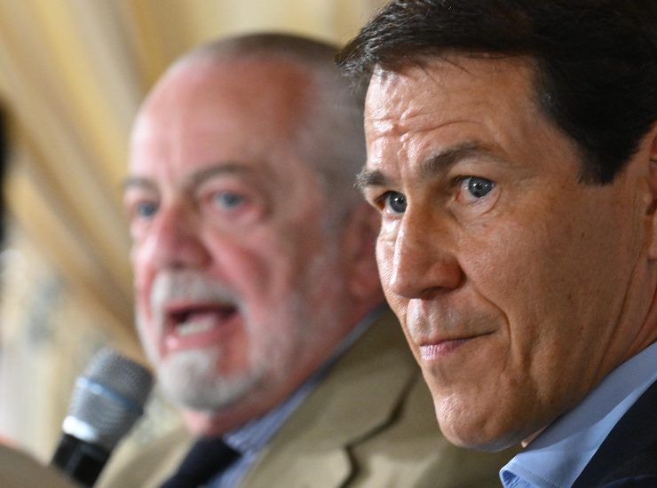 Rudi Garcia e Aurelio De Laurentiis