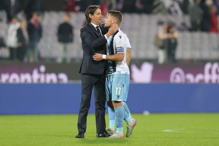 Ciro Immobile e Simone Inzaghi ai tempi della Lazio