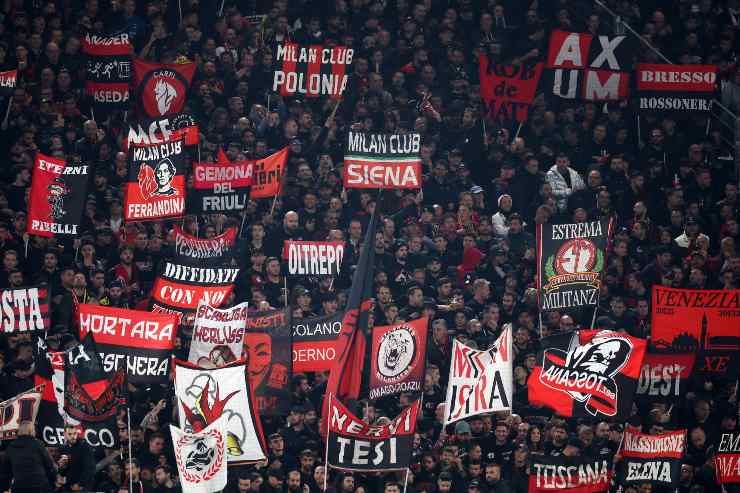 Tifosi del Milan in trasferta a Dortmund