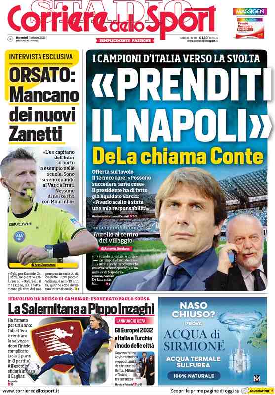 prima pagina