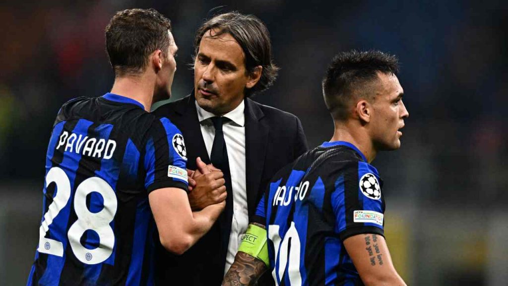 Simone Inzaghi, Pavard e Lautaro con l'Inter