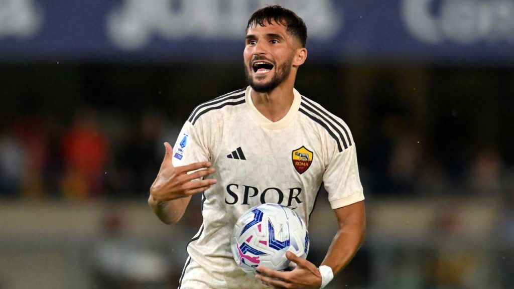 Aouar, centrocampista della Roma