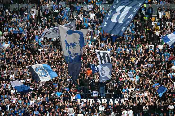 Tifosi Napoli in curva B