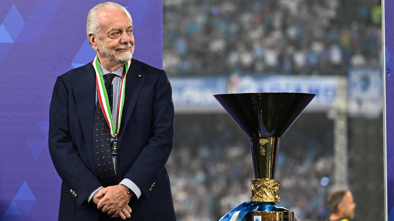 Aurelio De Laurentiis, presidente del Napoli