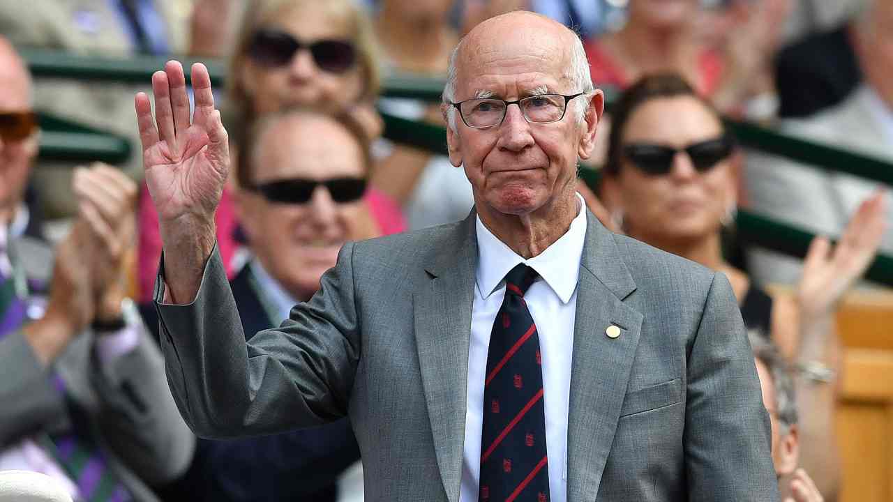 Sir Bobby Charlton, ex calciatore del Manchester United