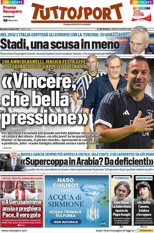 prima pagina