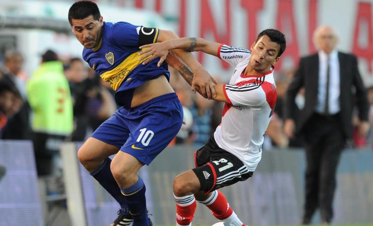 Juan Román Riquelme quando giocava nel Boca Juniors 