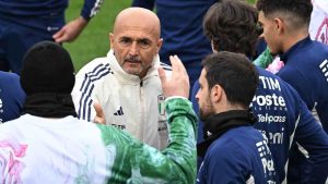 Luciano Spalletti ringrazia i suoi ragazzi