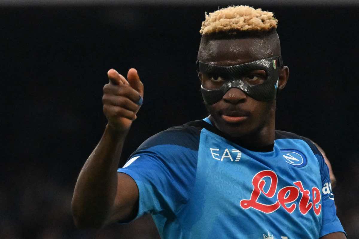 Napoli, Osimhen punta la panchina per l'Atalanta