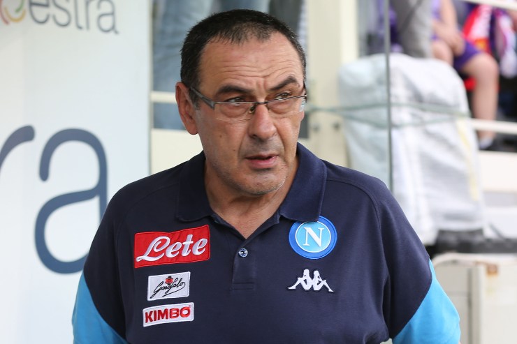 Maurizio Sarri ai tempi del Napoli