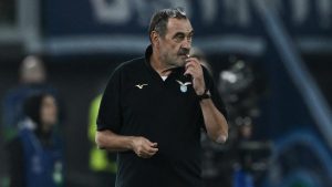 Maurizio Sarri, allenatore della Lazio