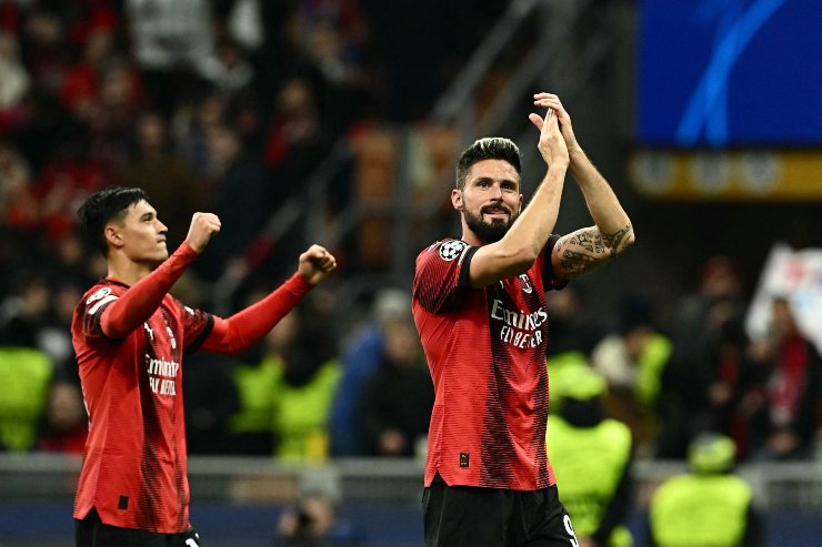 Olivier Giroud, attaccante del Milan