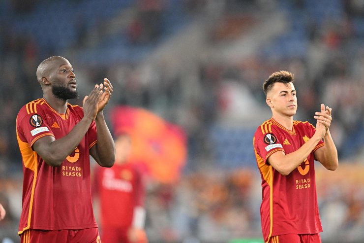 El Shaarawy e Lukaku, attaccanti della Roma