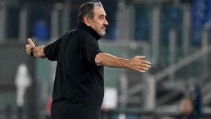 Maurizio Sarri, allenatore della Lazio