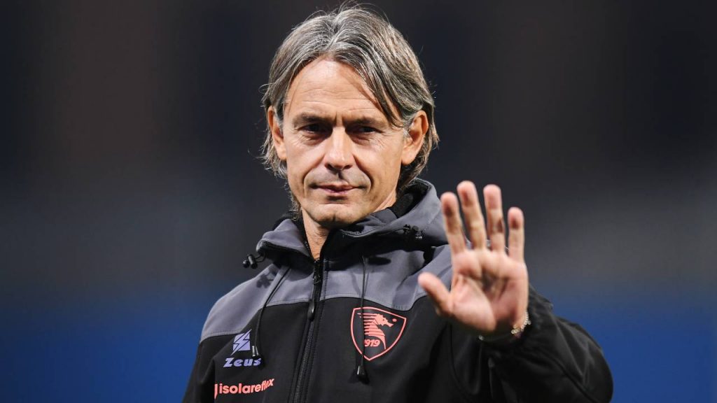 Filippo Inzaghi, allenatore della Salernitana