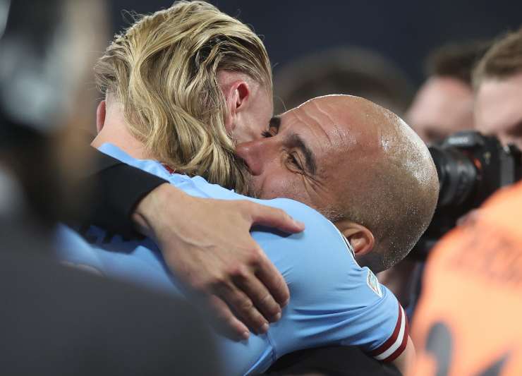 Guardiola e Haaland