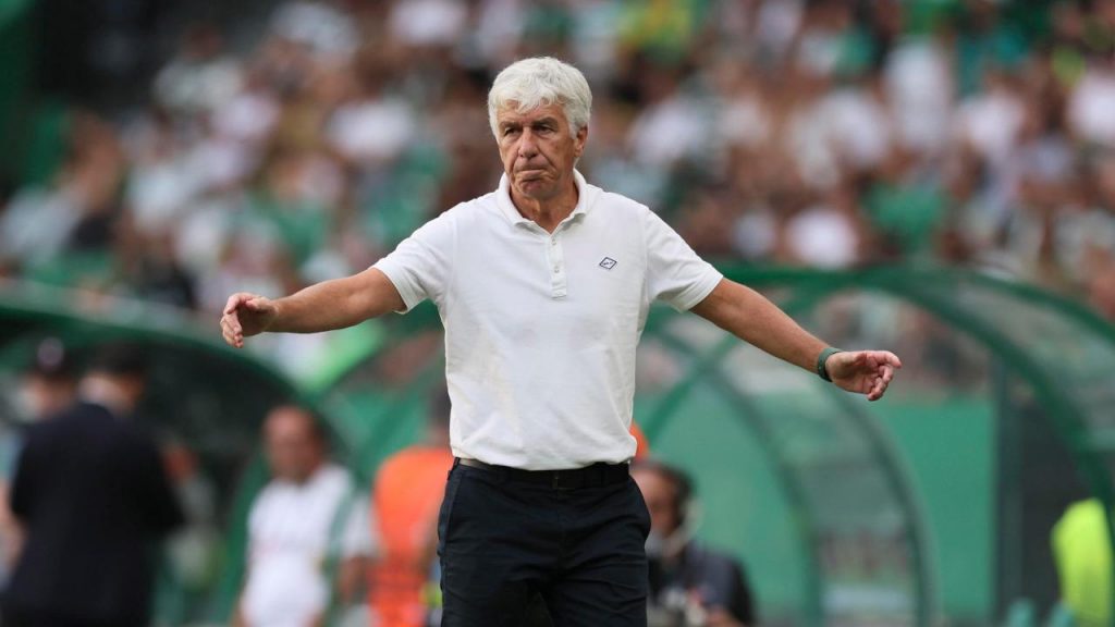 Gian Piero Gasperini disperato in panchina