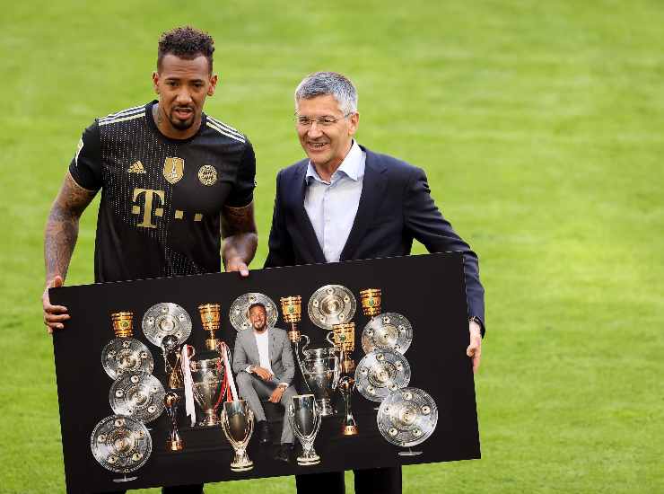 Il Bayern Monaco celebra Jerome Boateng