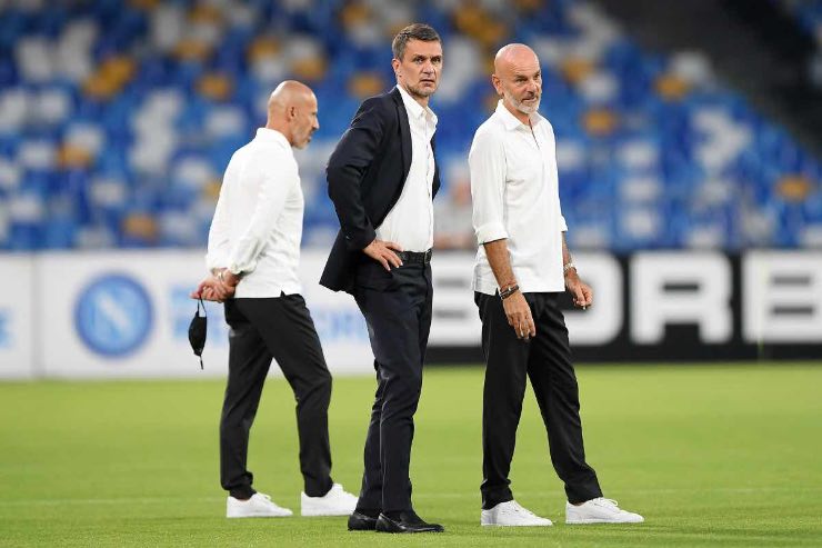 Paolo Maldini e Stefano Pioli