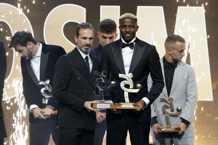 Victor Osimhen premiato in Serie A