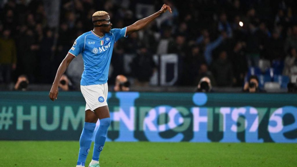 Victor Osimhen, attaccante del Napoli