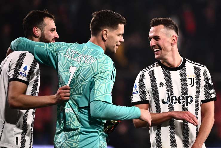 Milik e Szczesny, calciatori della Juventus