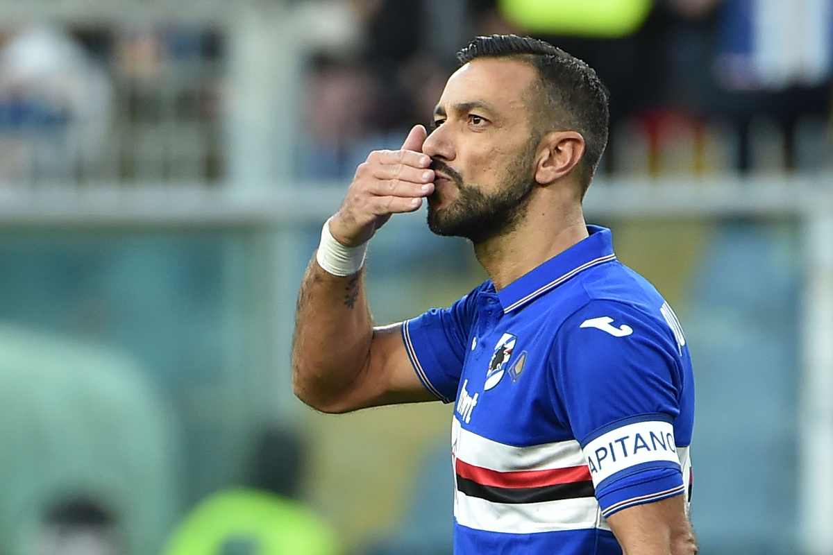 Quagliarella in campo