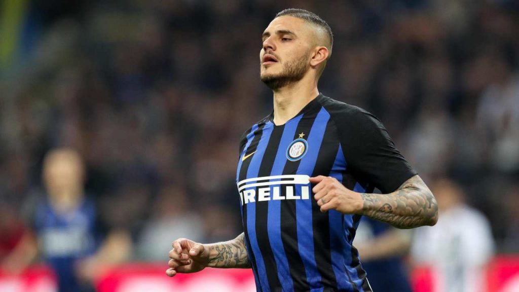 Mauro Icardi con la maglia dell'Inter