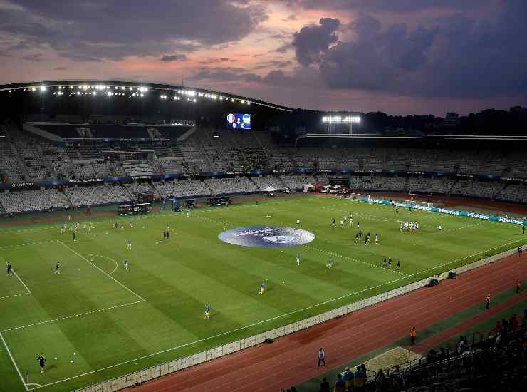 Una vista dall'alto dello stadio - Ansafoto - Calcioinpillole.com