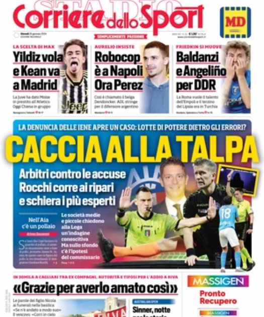 prima pagina cds