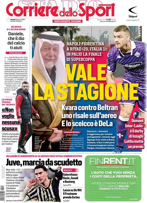 prima pagina