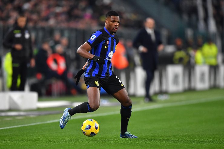 Denzel Dumfries, difensore dell'Inter