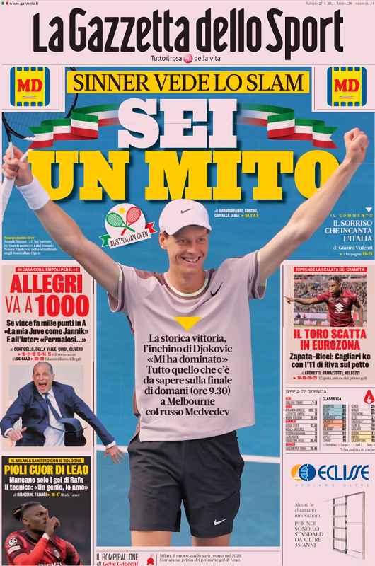 In prima pagina, i quotidiani in edicola oggi: 27 gennaio 2024