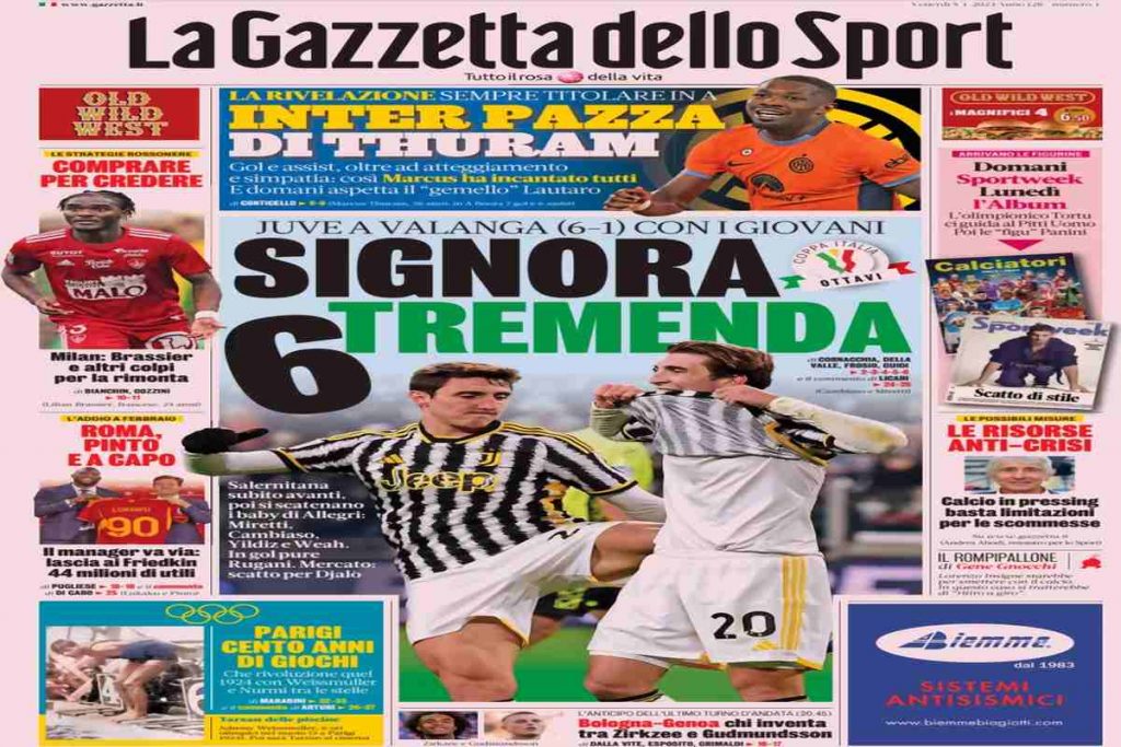 prima pagina