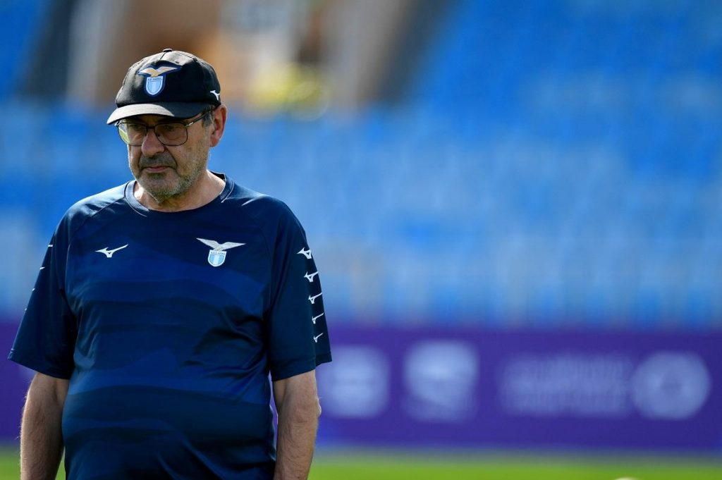 Lazio, Sarri: “Contro l’Inter servirà avere ambizione”