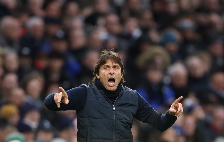 Antonio Conte in tribuna per Torino-Napoli