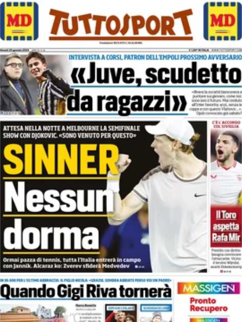 prima pagina tuttosport