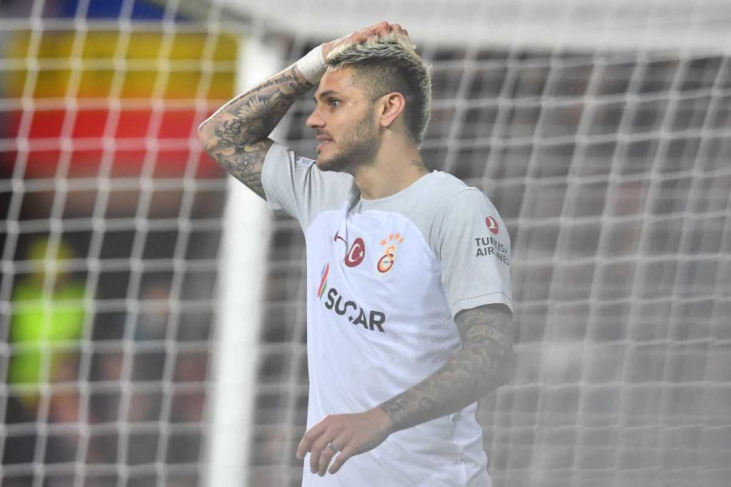 Mauro Icardi in Sparta Praga-Galatasaray di Europa League