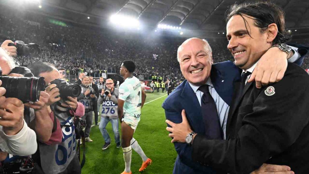 Beppe Marotta e Simone Inzaghi - ANSA - Calcioinpillole.com