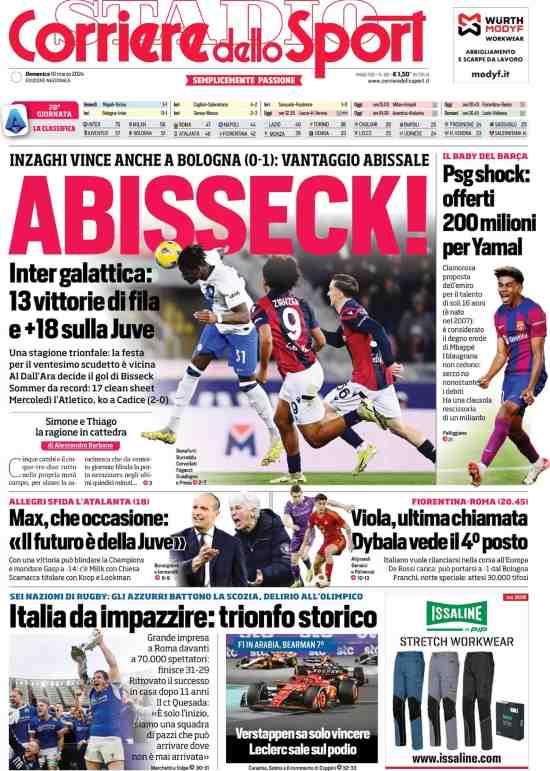 prima pagina