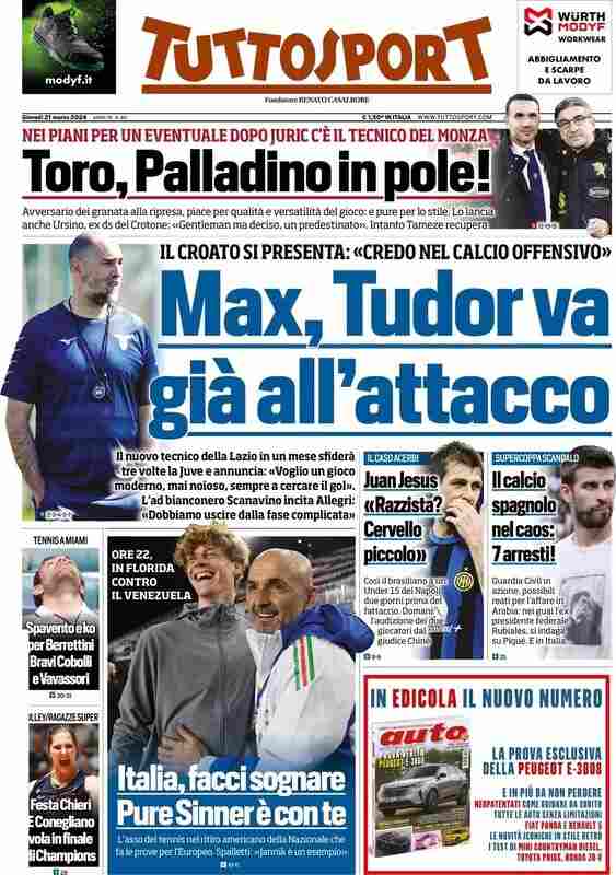 prima pagina