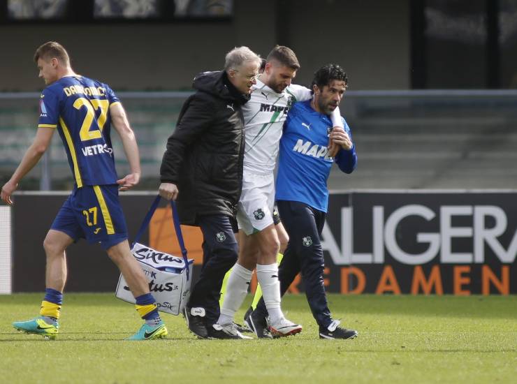 Berardi infortunio 