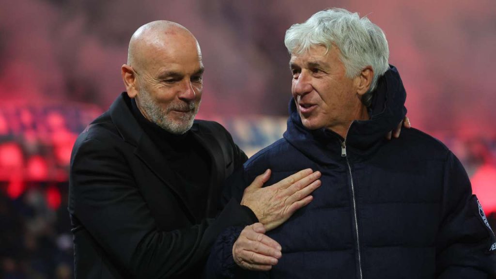 Stefano Pioli e Gian Piero Gasperini