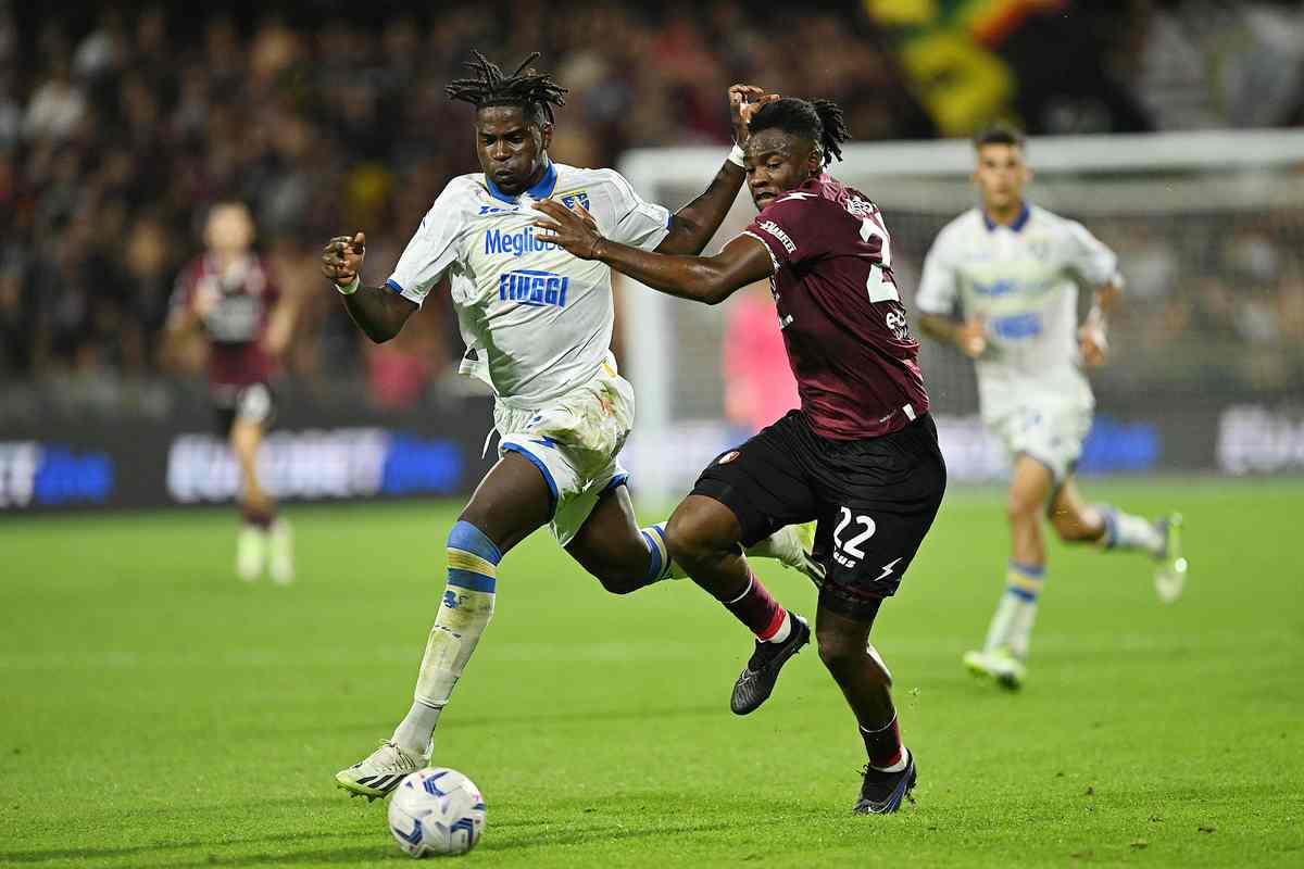 frosinone salernitana formazioni