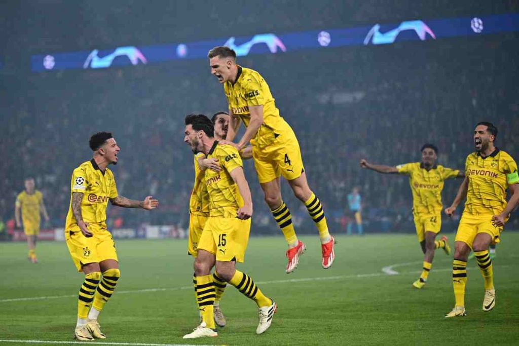 Champions League, la prima finalista è il Borussia Dortmund: PSG ko