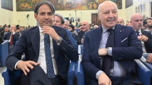 Simone Inzaghi e Beppe Marotta