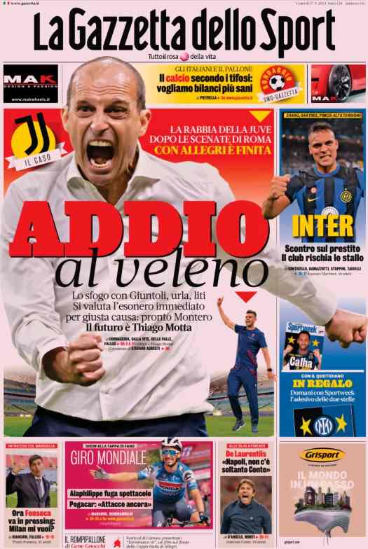 In prima pagina: i quotidiani in edicola oggi, 17 maggio 2024