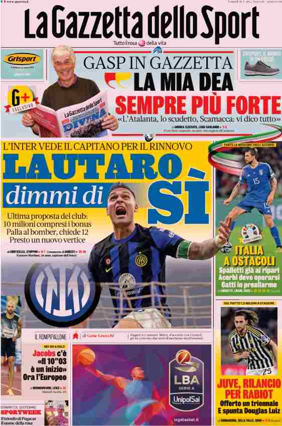 In prima pagina: i quotidiani in edicola oggi, 31 maggio 2024