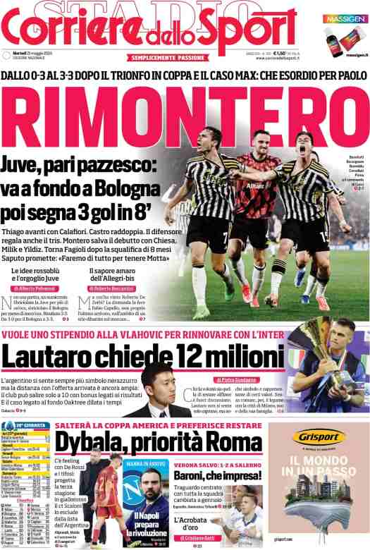 prima pagina