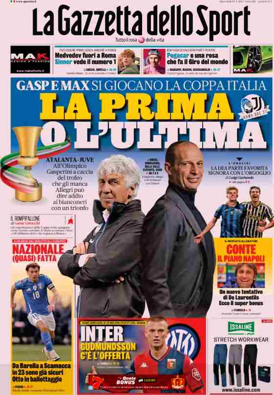 In prima pagina: i quotidiani in edicola oggi, 15 maggio 2024